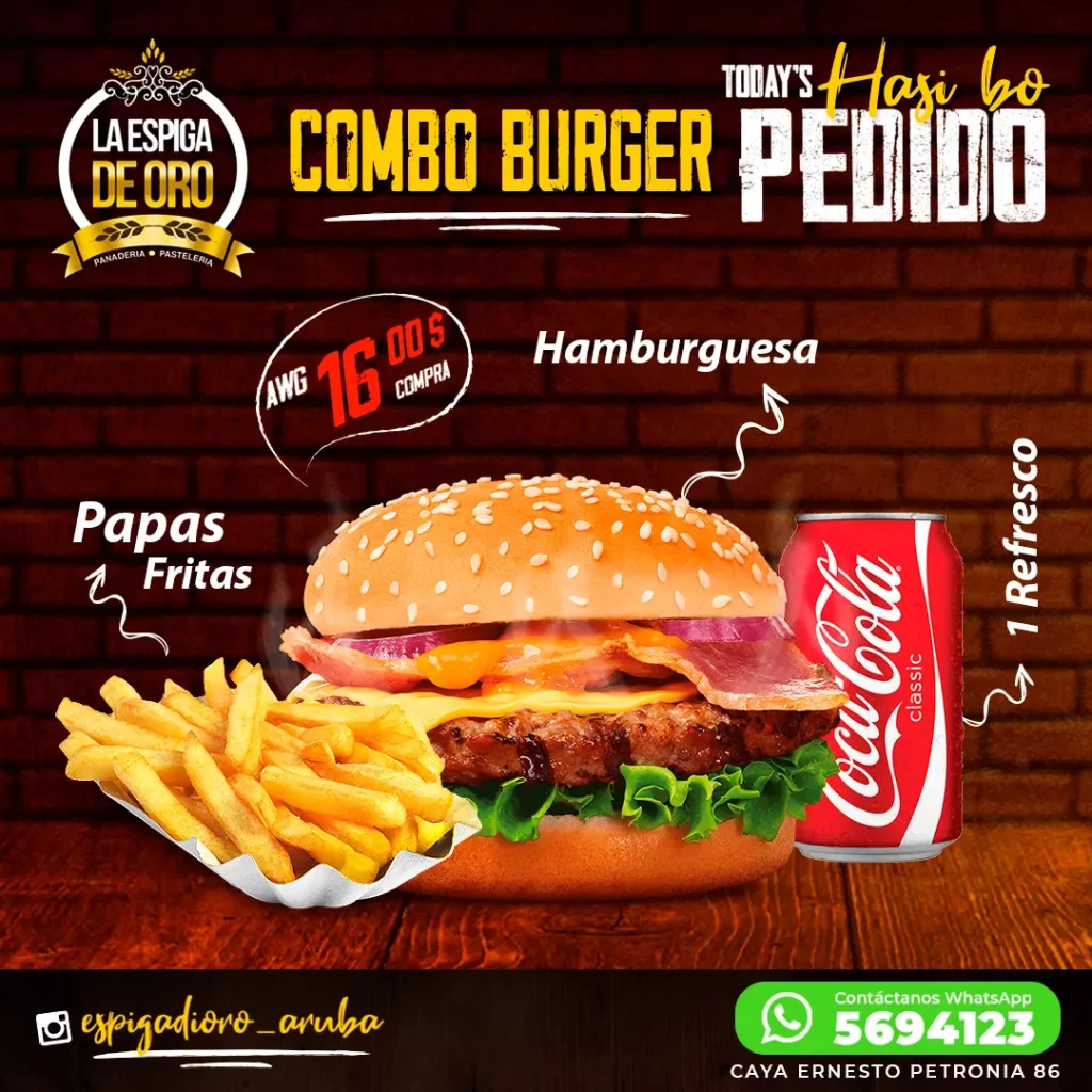 como burger - La espiga de oro aruba